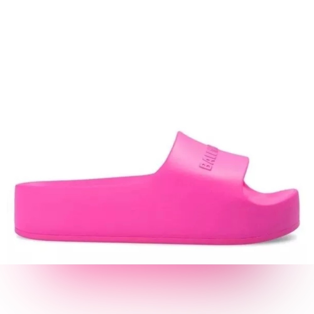 Authentic Balenciaga Pink Chunky Slides